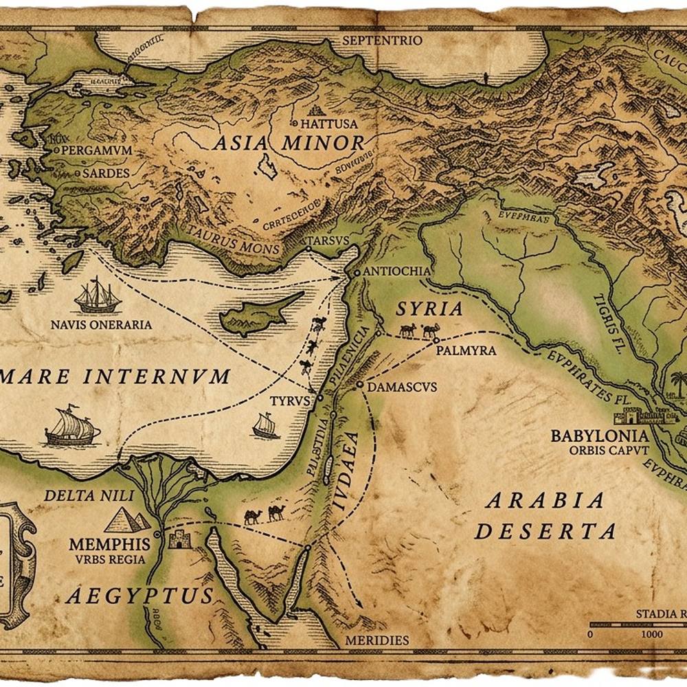 Mapa ilustrativo - Onde a Ciência ocidental começa